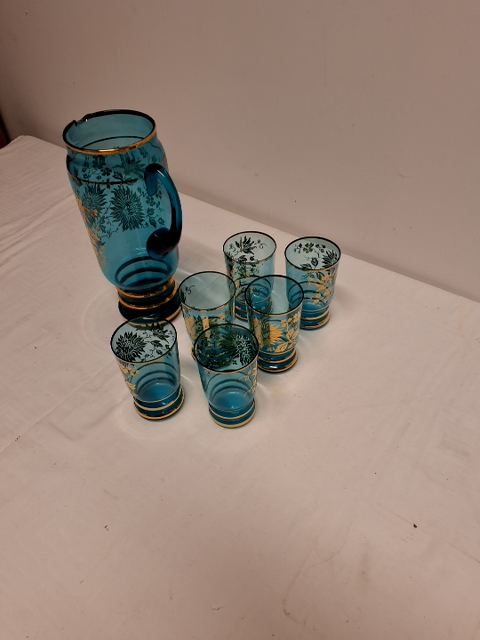 Kande og 6 glas
